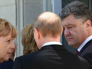 Владимир Путин провёл переговоры с Петром Порошенко